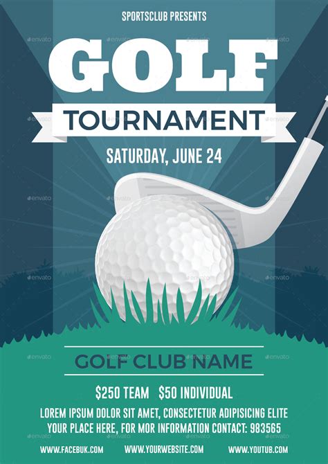 golf tournament flyer examples.